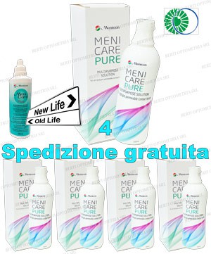 Menicon Menicare Plus Pure 250ml Conservante per lenti rigide gas permeabili RGP